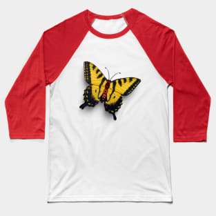 Real Butterfly Yellow Baseball T-Shirt